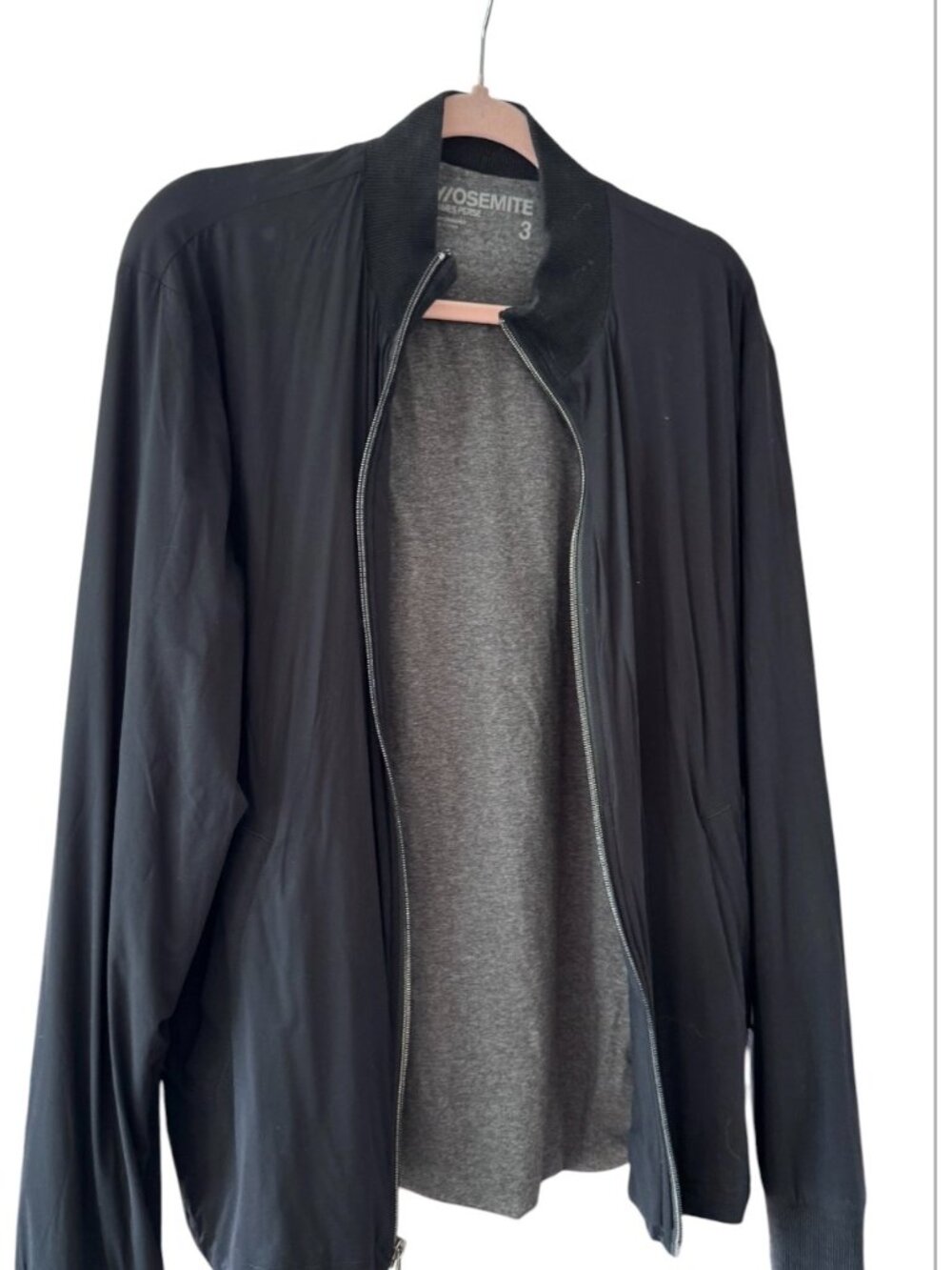 This is a black Y/OSEMITE by James Perse jacket